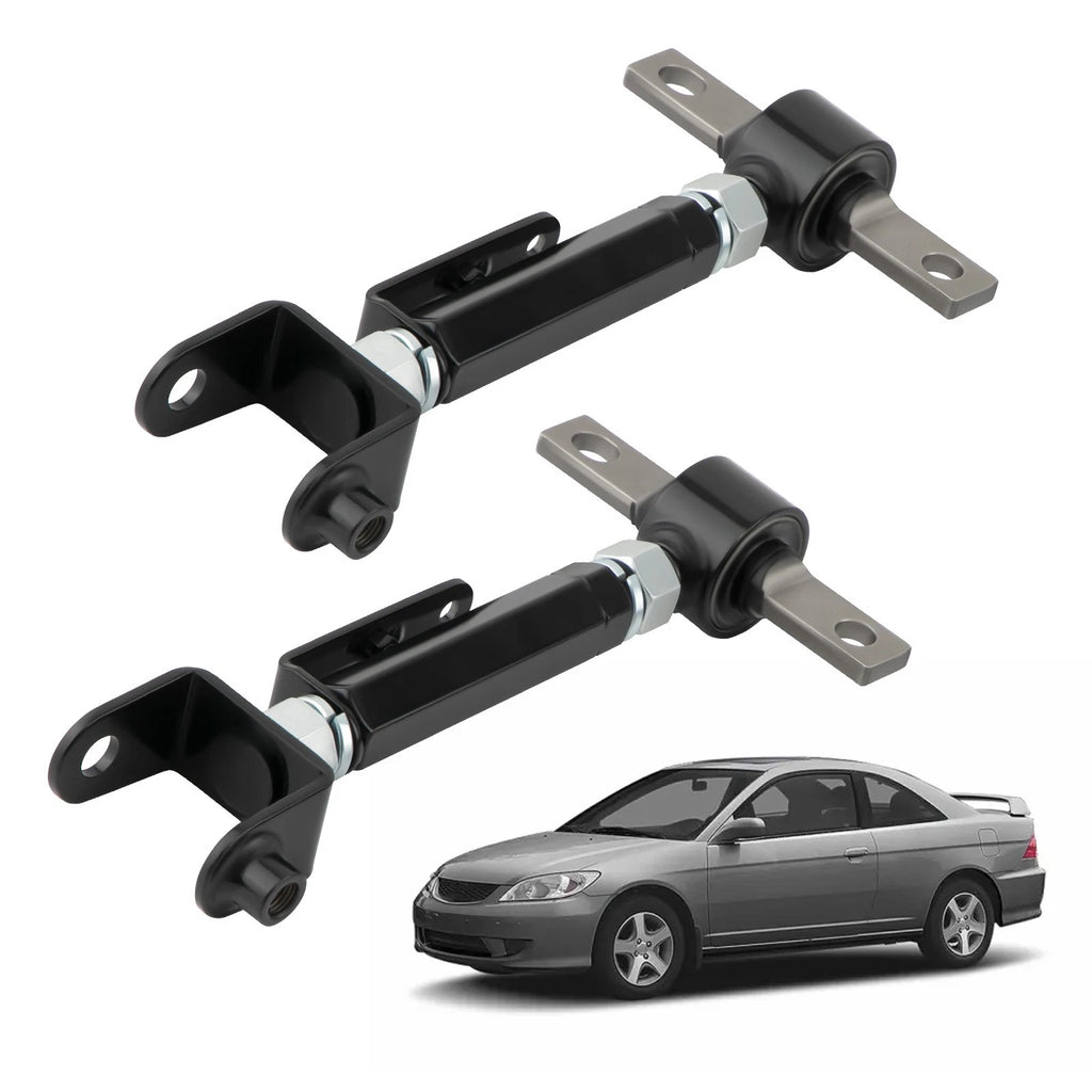2X Adjustable Rear Camber Arm for Honda Civic LX Coupe Sedan (2001–2003)