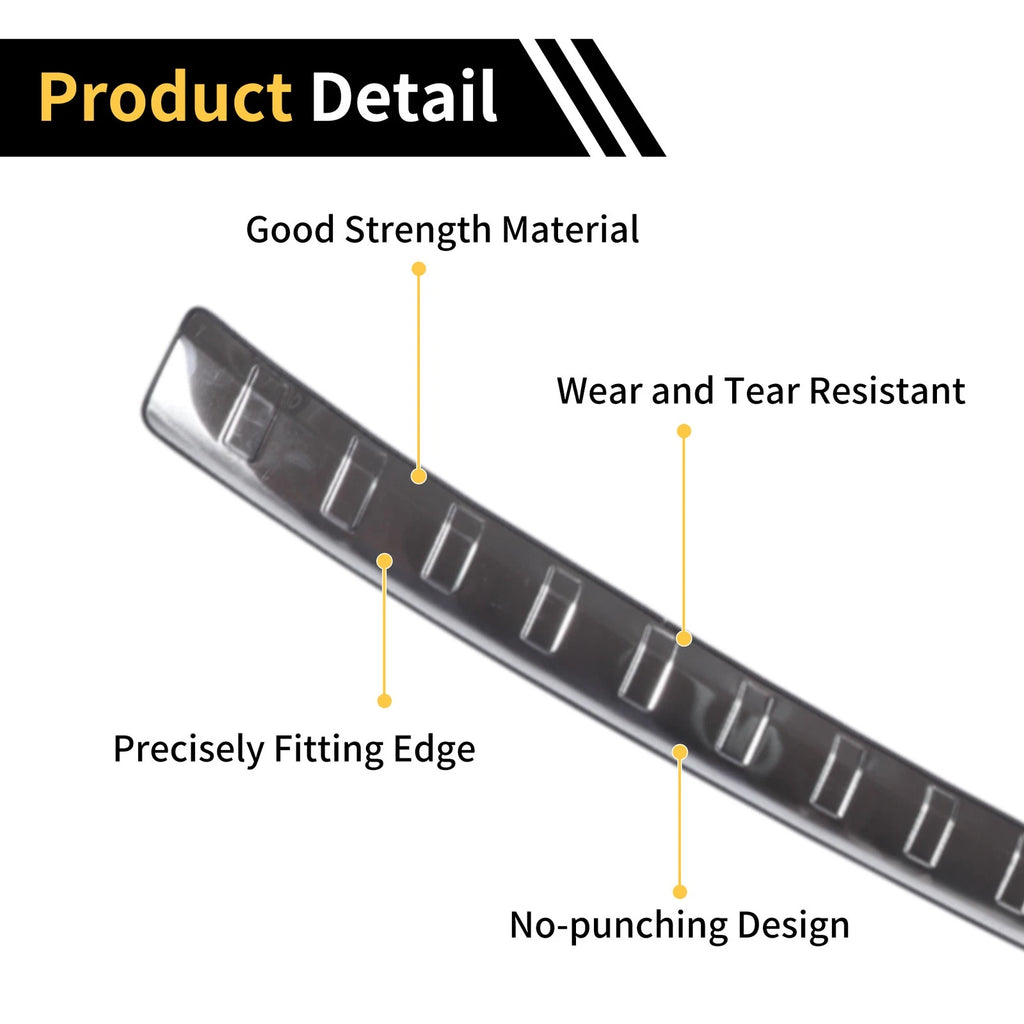 Rear Bumper Topper for Honda Odyssey (2019–2025) Silver Tone
