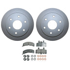 Front Brake Kit 295mm Disc Rotors & Akebono Pads for Cadillac Chevy GMC