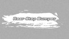 Rear Step Bumper Assembly for Chevrolet Express/GMC Savana (1996–2024)