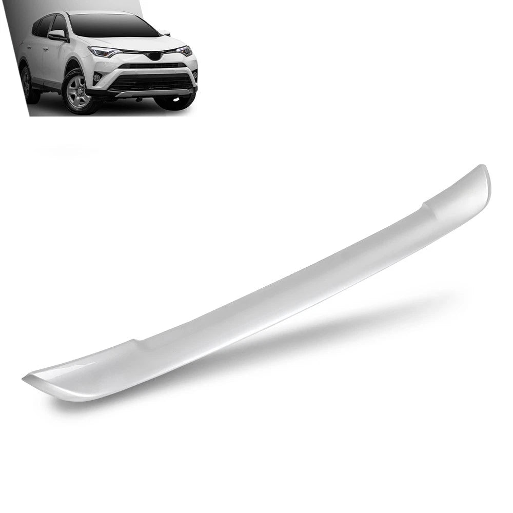 Front Bumper Lower Spoiler for Toyota RAV4 (2016–2018) Silver Trim