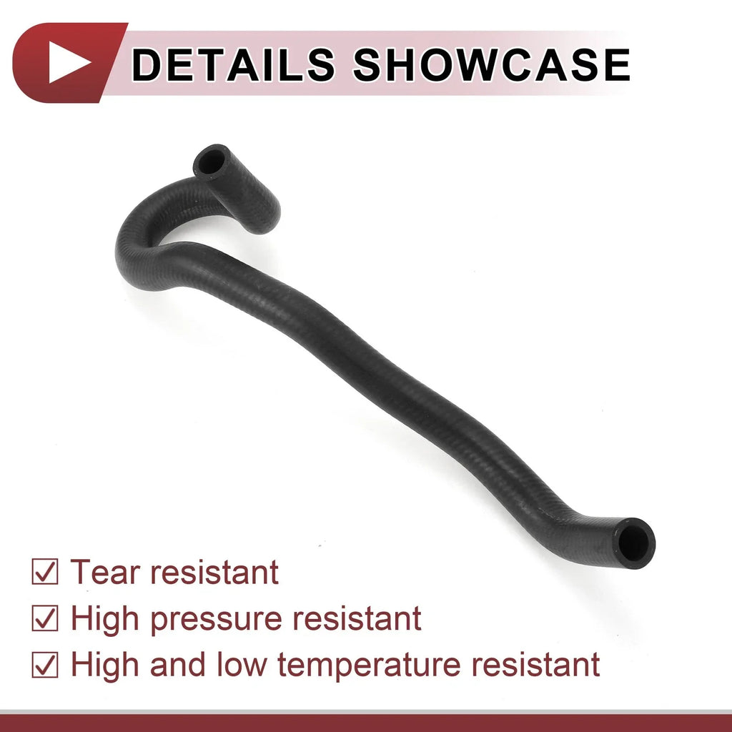 Heater Hose for Honda Accord 2.3L (1998-2002) Rubber Black 1 x Piece