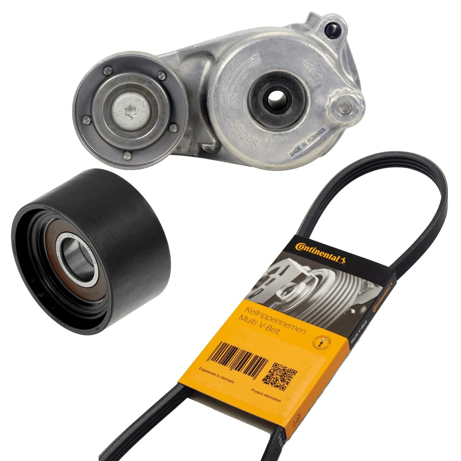 Drive Belt Idler Pulley Tensioner Kit for Mercedes ML350 R320 (2006–2011)