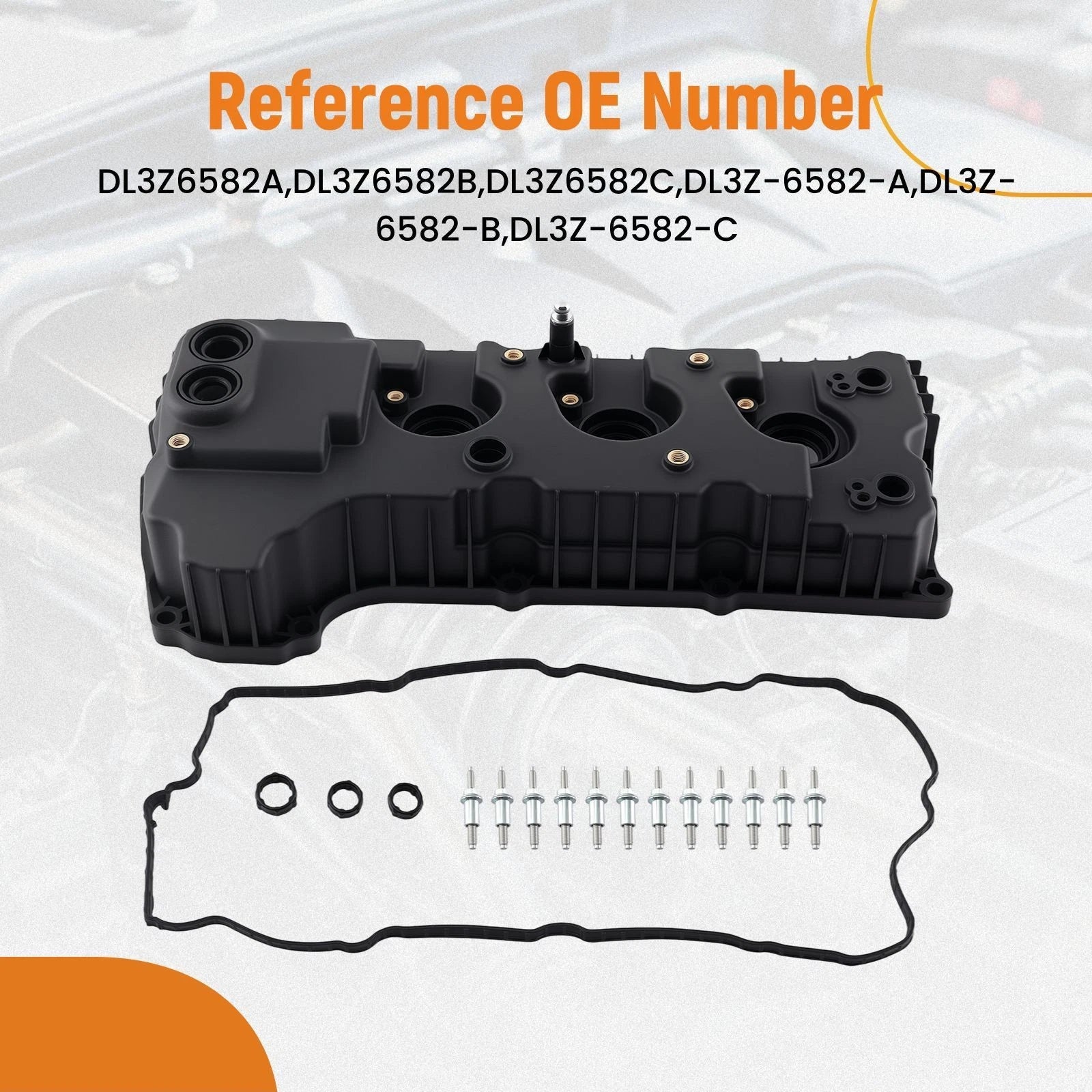 Engine Valve Cover for Ford F-150, Transit 3.5L V6 Turbo (2013–2023) DL3Z6582C