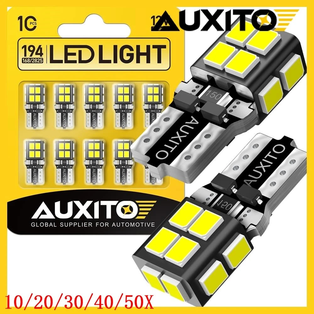 2X T10 LED Bulbs for Car Interior License Lights