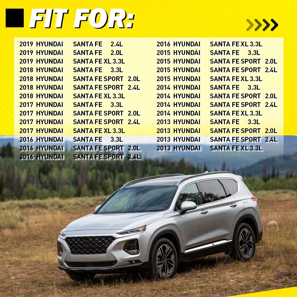 Left Side Exterior Door Handle Cap for Hyundai Santa Fe (2013â2019)
