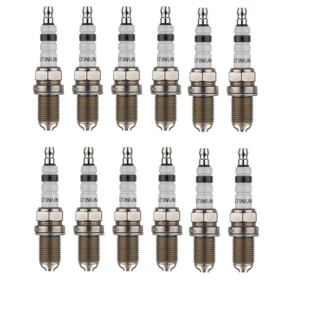Set of 12 Spark Plugs for BMW Rolls-Royce V12 (OE Fine Wire Platinum, 1.6mm Gap)