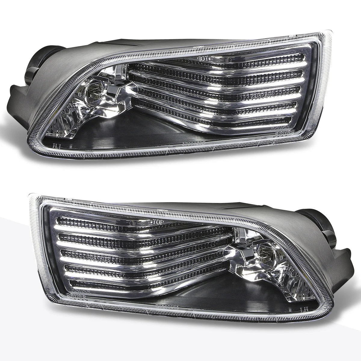 Set of 2 Fog Lights for Scion tC (2004–2010) Black Housing with Switch