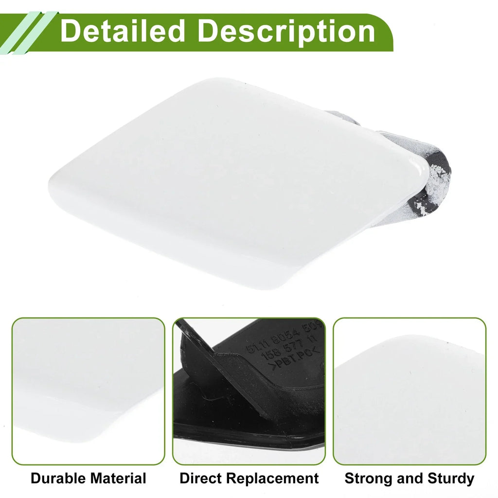 Front Left Washer Nozzle Cover Cap for White BMW 428i (2014 - 2016)