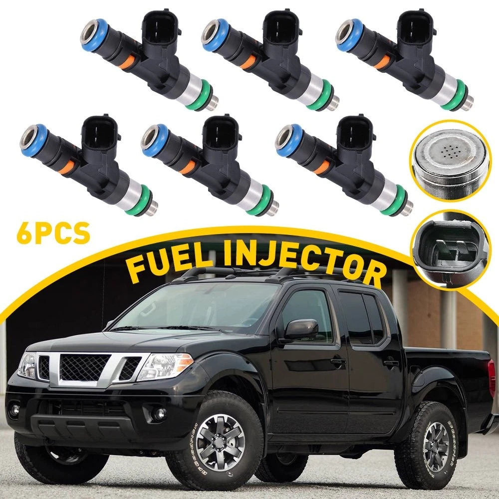 6x Fuel Injectors for Nissan NV1500 NV2500 NV3500 Xterra 4.0L V6 (2005–2019)