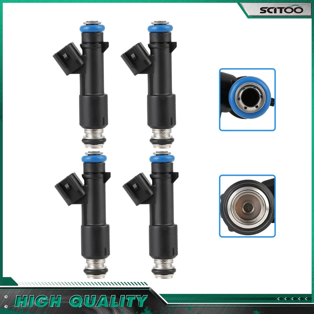 Set of 4 Fuel Injectors for Pontiac G5, Chevrolet Cobalt 2.2L (2008–2010)