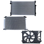 Radiator, AC Condenser, and Fan for Toyota Camry 2018–2024