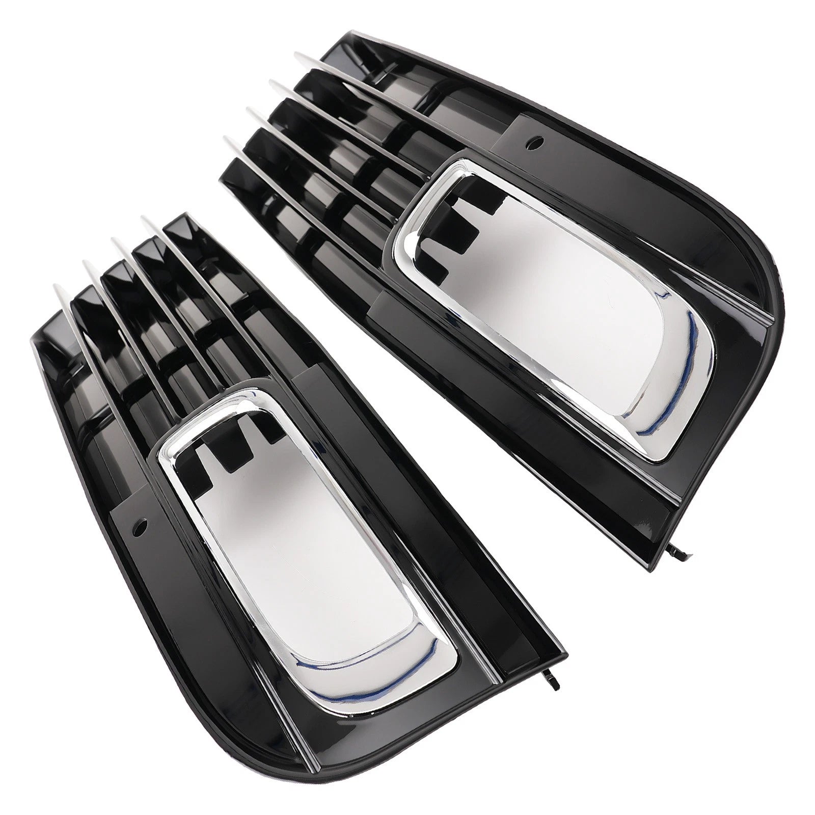 Set of 2 Front Bumper Fog Light Grille Covers for Audi A8 Quattro (2008–2010)