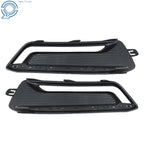 Set of 2 Fog Light Covers for Chevrolet Impala (2014–2020) Black