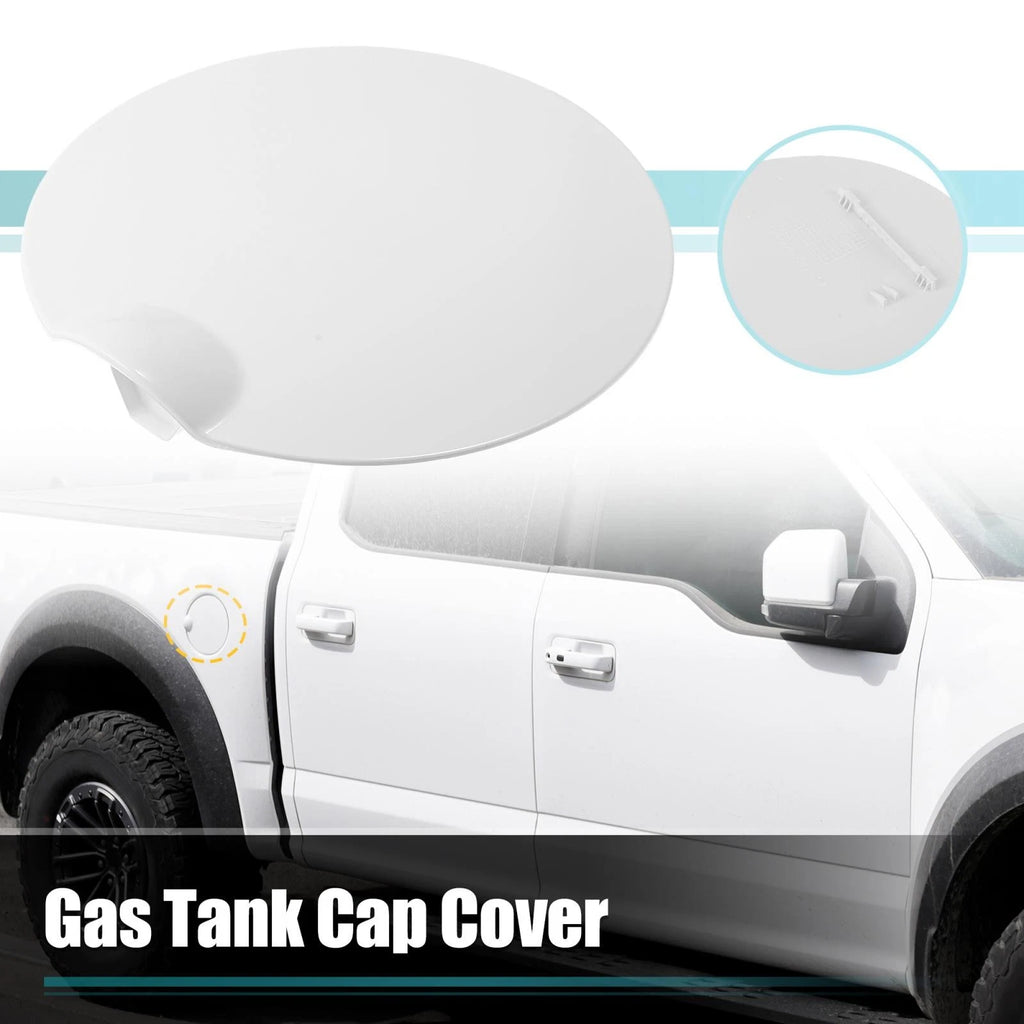 Fuel Gas Tank Filler Lid Door for Ford F-150 (2004–2008) 4L3Z-99405A26-EAA White