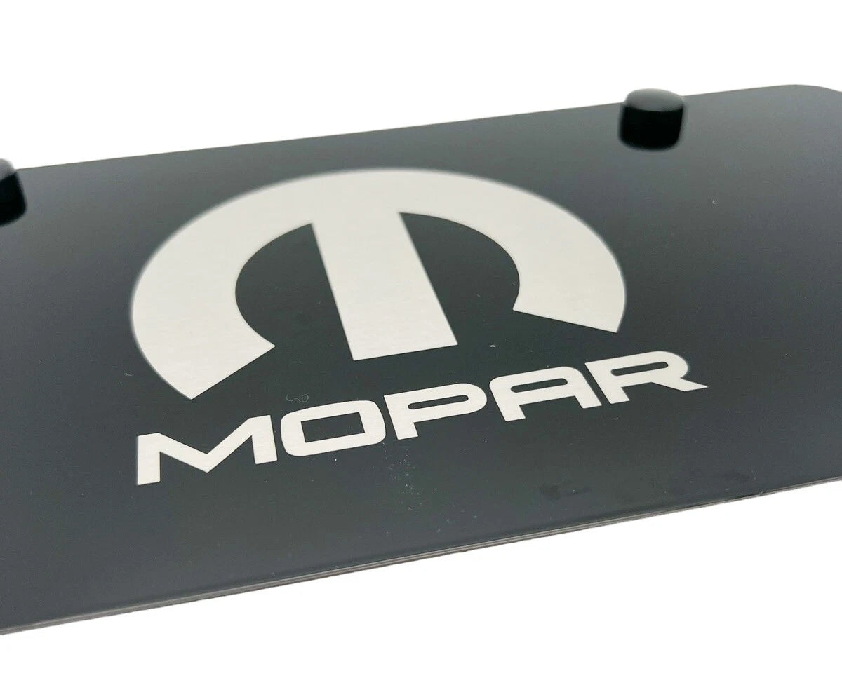 License Plate Frame Replacement for Chrysler Dodge Mopar Script (US Made)