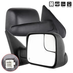 Pair Power Heated Tow Mirrors for Dodge Ram 1500 (2002–2008) Ram 2500/3500 (2003–2009)