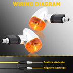2X Front Rear Turn Signal Light Blinker for Honda Motorcycle