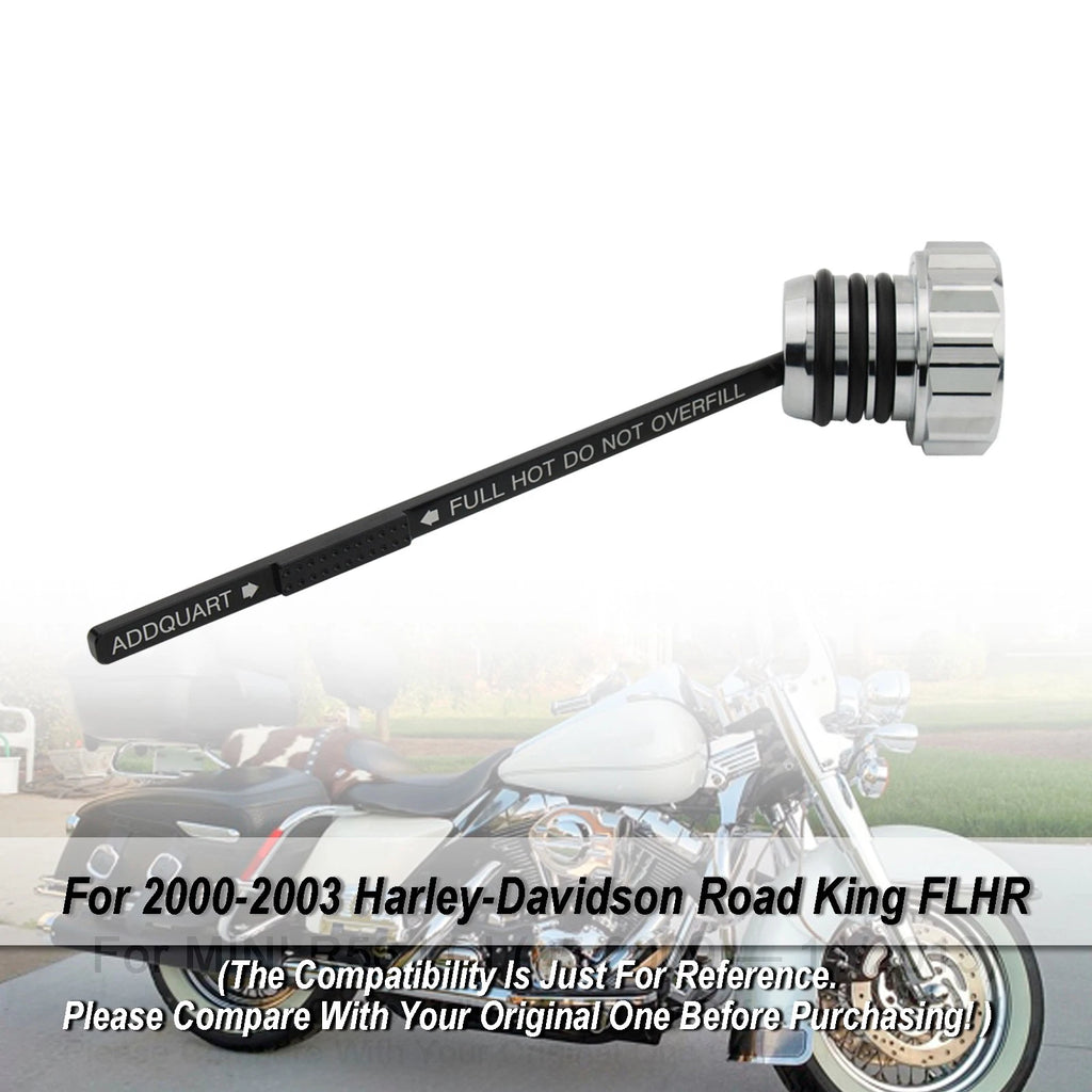 Oil Dipstick Tank Cap Plug 0710-0121 for Harley Touring Road King Electra Glide (2000–2006)