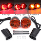 Amber LED Rear Run Brake Turn Signal Light for Harley XL 883 1200 (1992–2017)