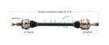 Surtrack Rear CV Axle Shaft for Honda Accord (2003–2007) CH-8237