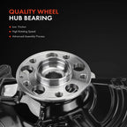 Front Left Steering Knuckle & Hub Bearing for Mercedes-Benz CLA/GLA (2014–2020)