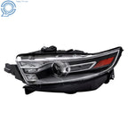 Halogen Projector Headlight for Ford Taurus (2014–2016) Left, Gray Trim