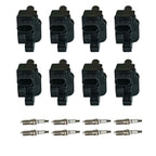 Set of 8 Ignition Coils & Spark Plugs for Tahoe Yukon Sierra 1500 (2007–2014)