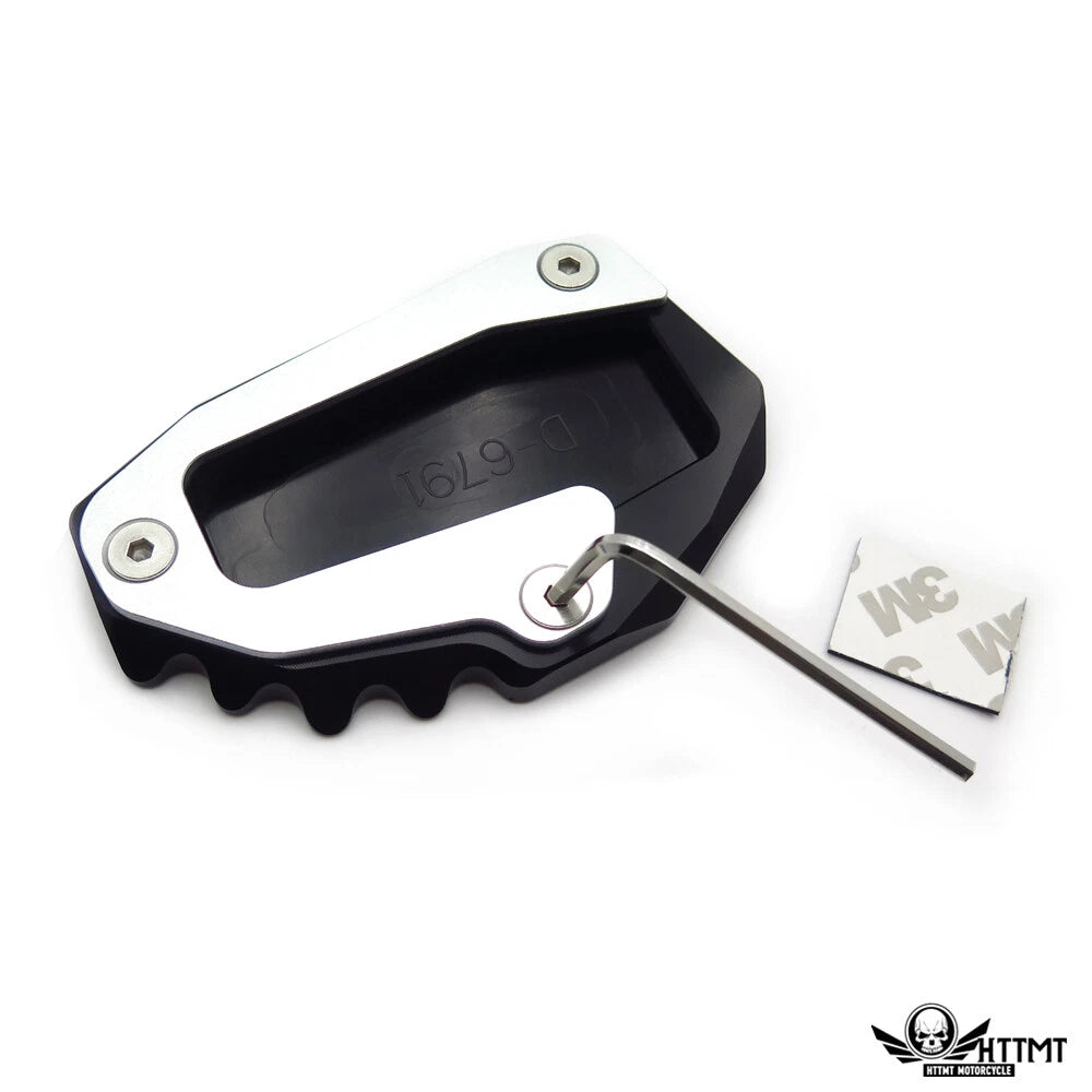 Side Kick Stand Plate Pad Extension for Ducati Multistrada 1200, Hyperstrada 821 (2010–2019)
