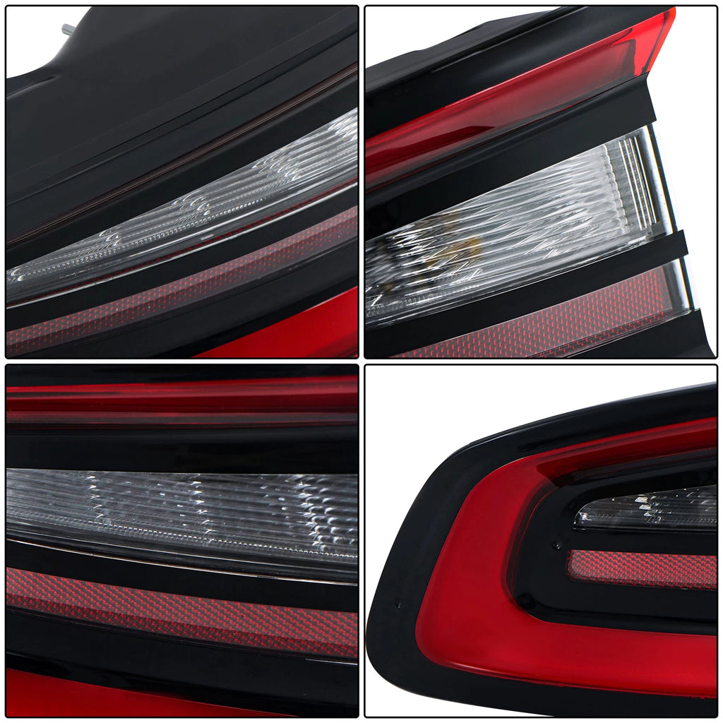 LED Tail Light Housing for Dodge Charger (2015–2022) Black Driver Side