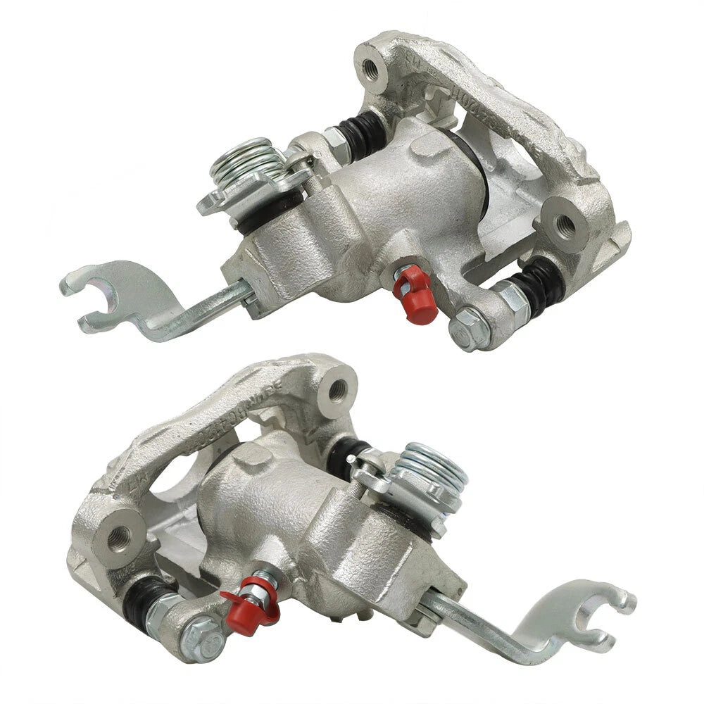 2PC Brake Caliper with Bracket for Hyundai Tiburon (2004-2008) & Kia Spectra (2005-2009)