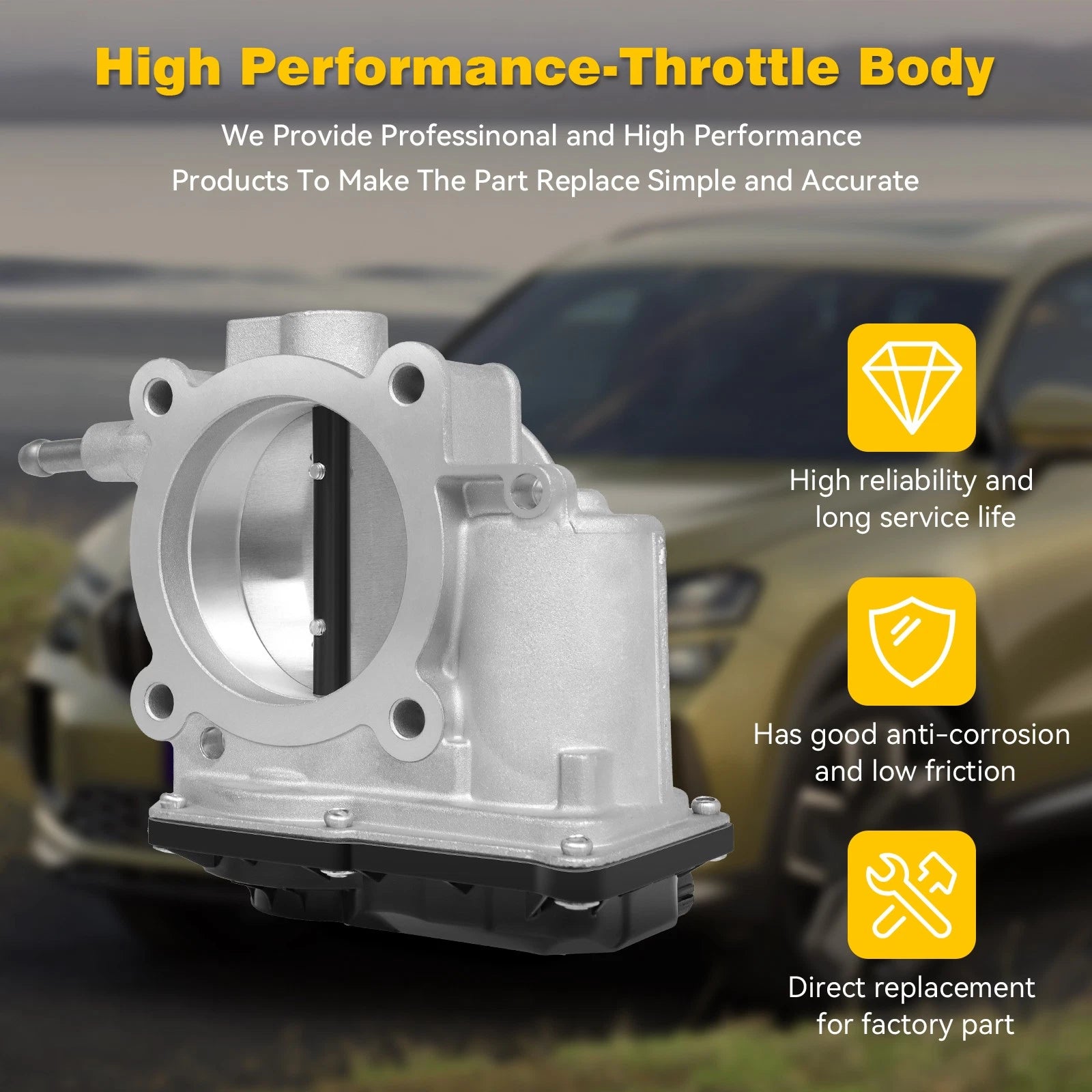 Throttle Body for Toyota Rav4, Camry, Highlander, Sienna, Venza