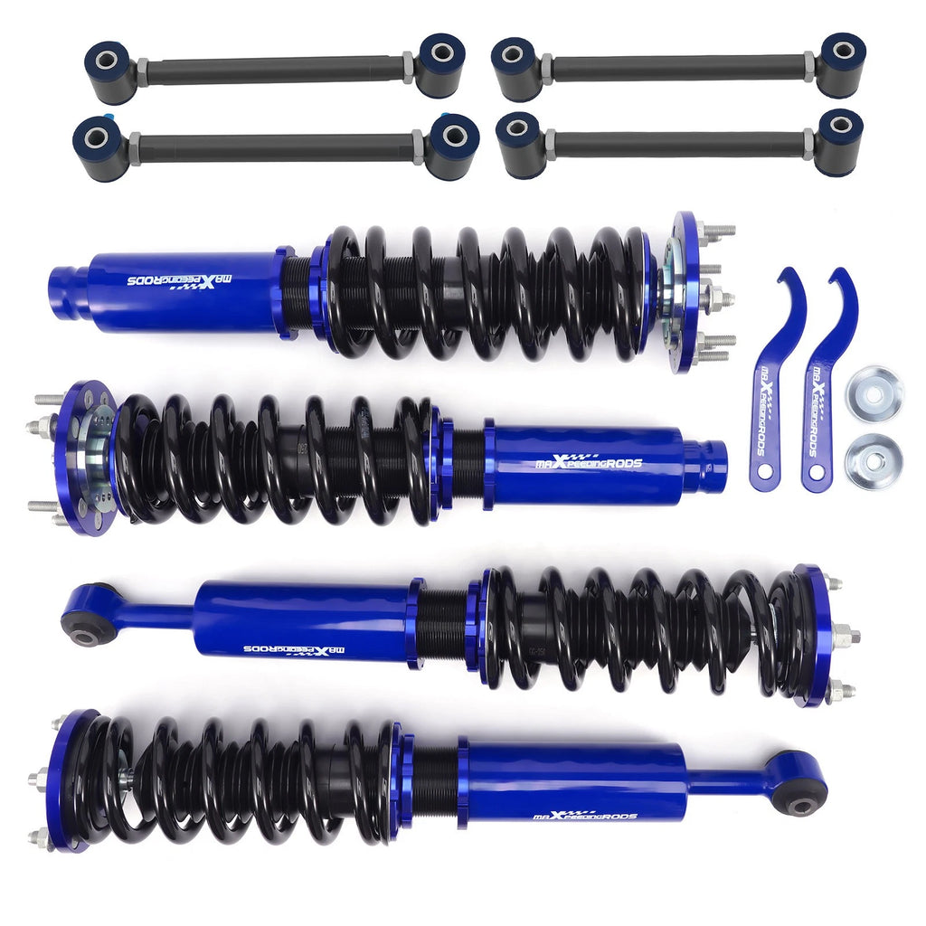 Coilovers Lowering Kit + Rear Camber Arms for Honda Accord (2003–2007) Acura TL (2004–2008)
