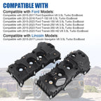 2 Valve Covers Set for Ford F-150 (2013–2016) & Expedition (2015–2017) 3.5L Turbo