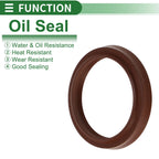 Set of 5 Oil Seal Rotary Shaft Seal FKM Rubber 35.5x43.5x5.5mm