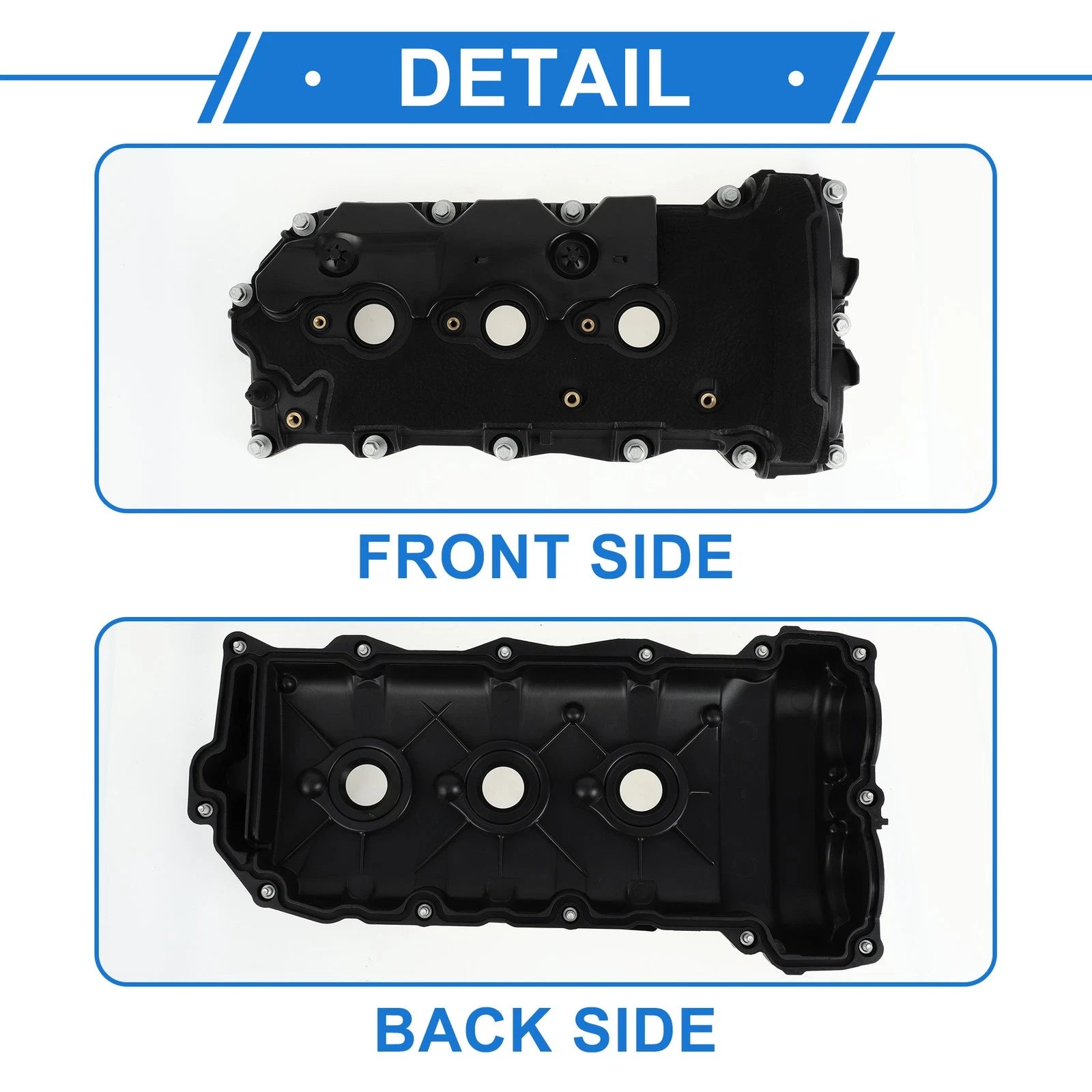 Right Engine Valve Cover w/ Gasket No. 12641260 for Chevrolet Equinox (2008–2012)