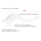 Short Clutch Brake Lever for Yamaha Raptor 700 700R SE (2008–2020)