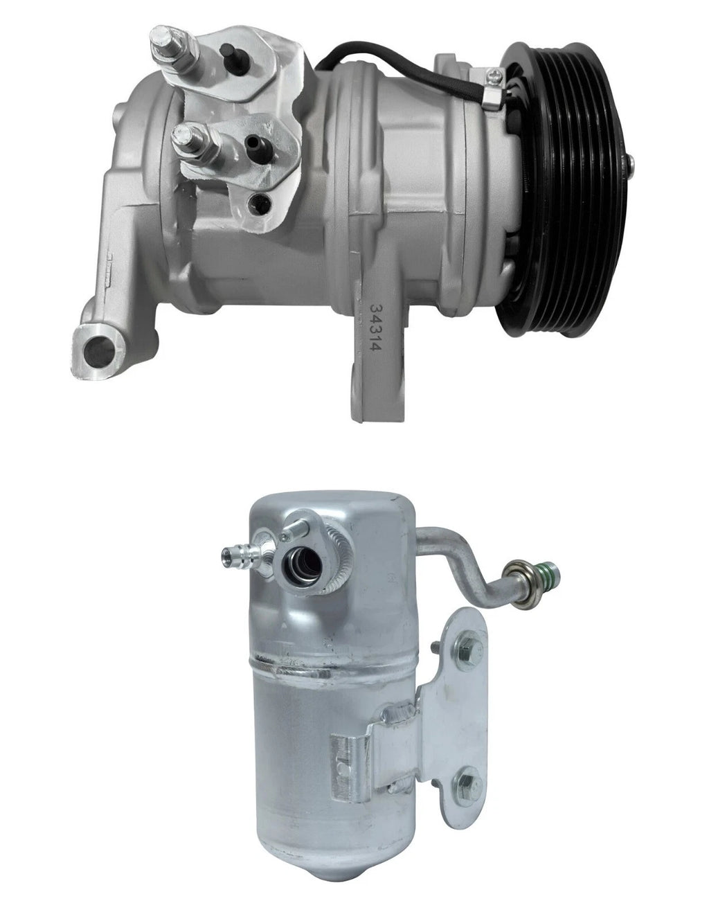 AC Compressor Kit Replacement for Dodge Dakota 3.7L 4.7L (2005–2011)
