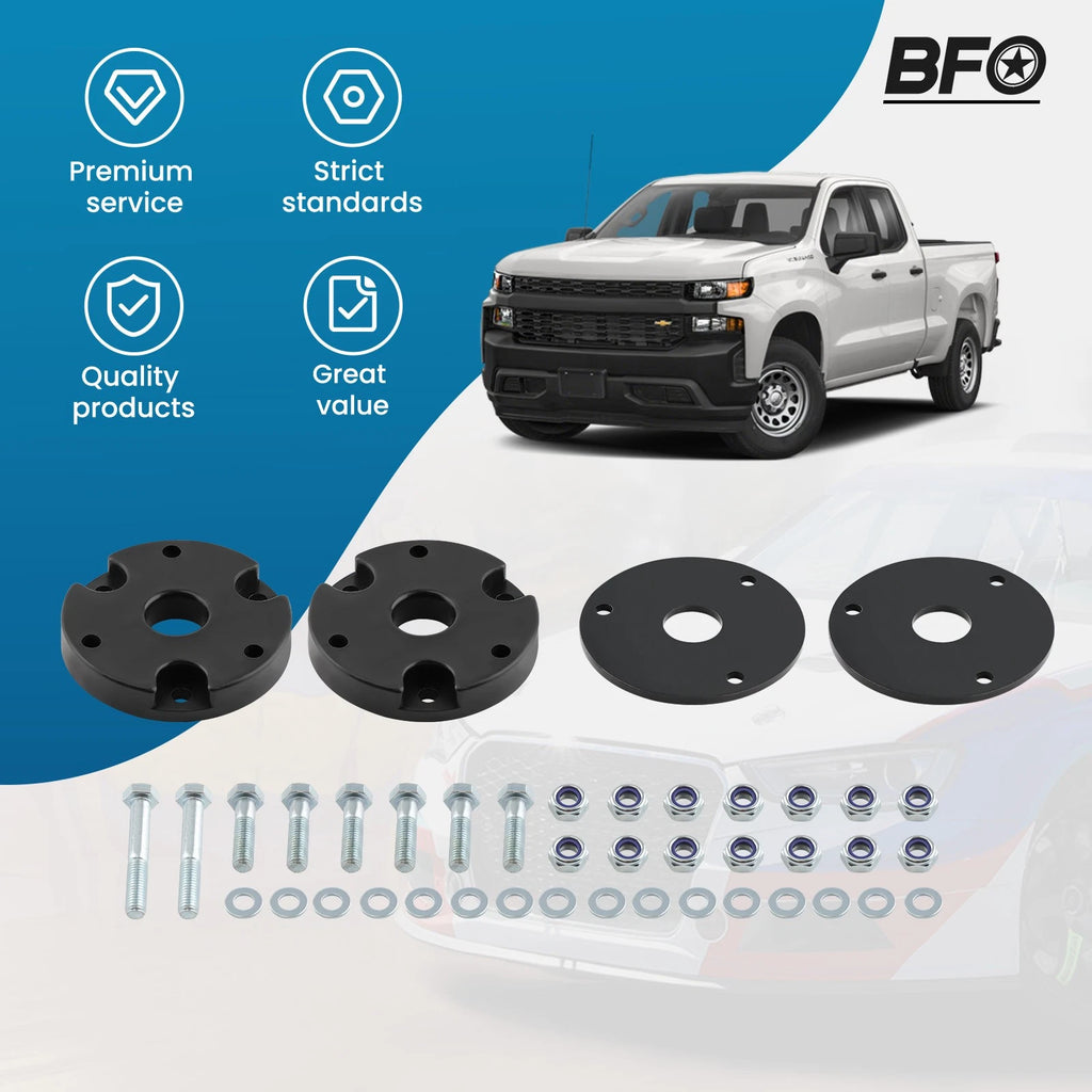 2" Leveling Lift Kit for Chevy Silverado GMC Sierra 1500 (2019–2023)