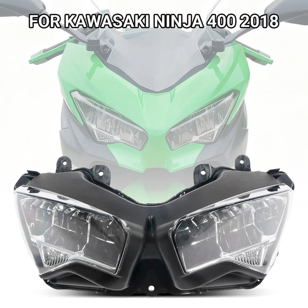 Front Headlight Lamp Assembly for Kawasaki Ninja ZX-25R, Ninja 400 (2018–2024)