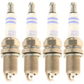 Set of 4 Bosch OE Fine Wire Double Platinum Spark Plugs for A4 TT Golf Jetta