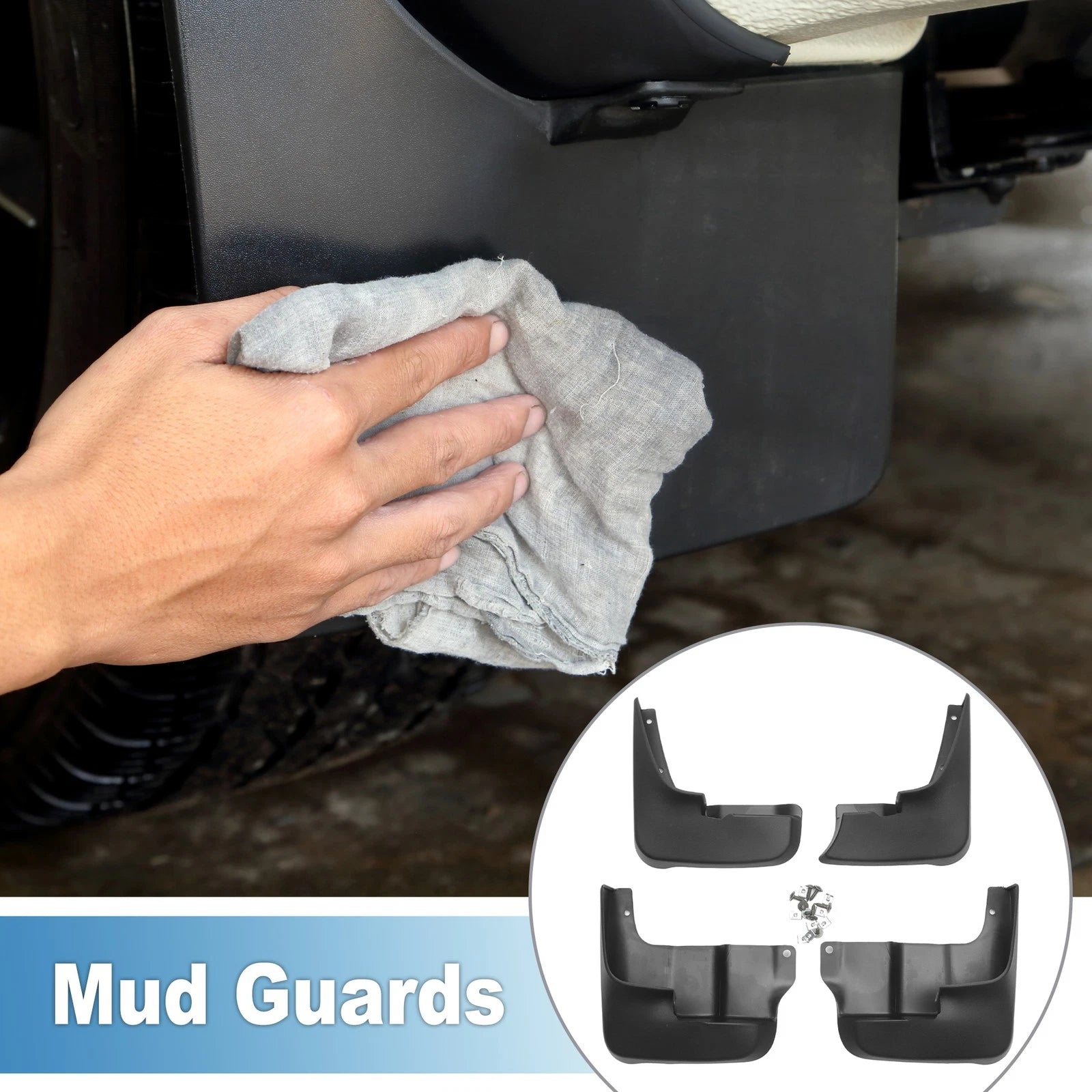 Mud Flap Splash Guard for Toyota Sienna (2004–2010)