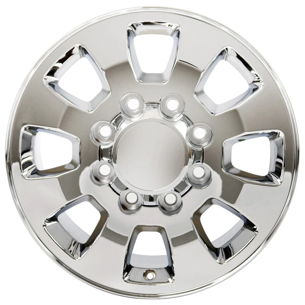 Chrome Wheel 18x8 Replacement for 2007–2010 Chevy Silverado 3500 HD
