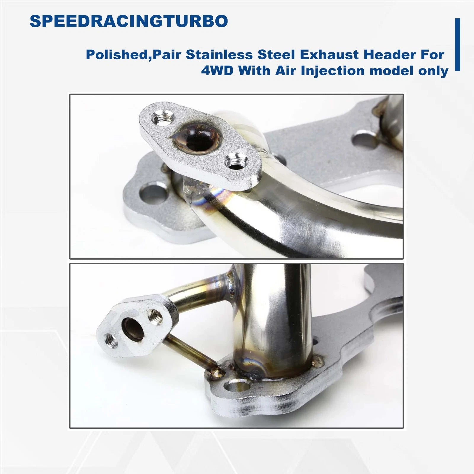Stainless Steel Exhaust Header for Chevy S10 Blazer Sonoma 4.3L V6 (1996–2001)