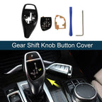 Gear Shift Knob Button Cover for BMW Center Console - BMW 1 Series