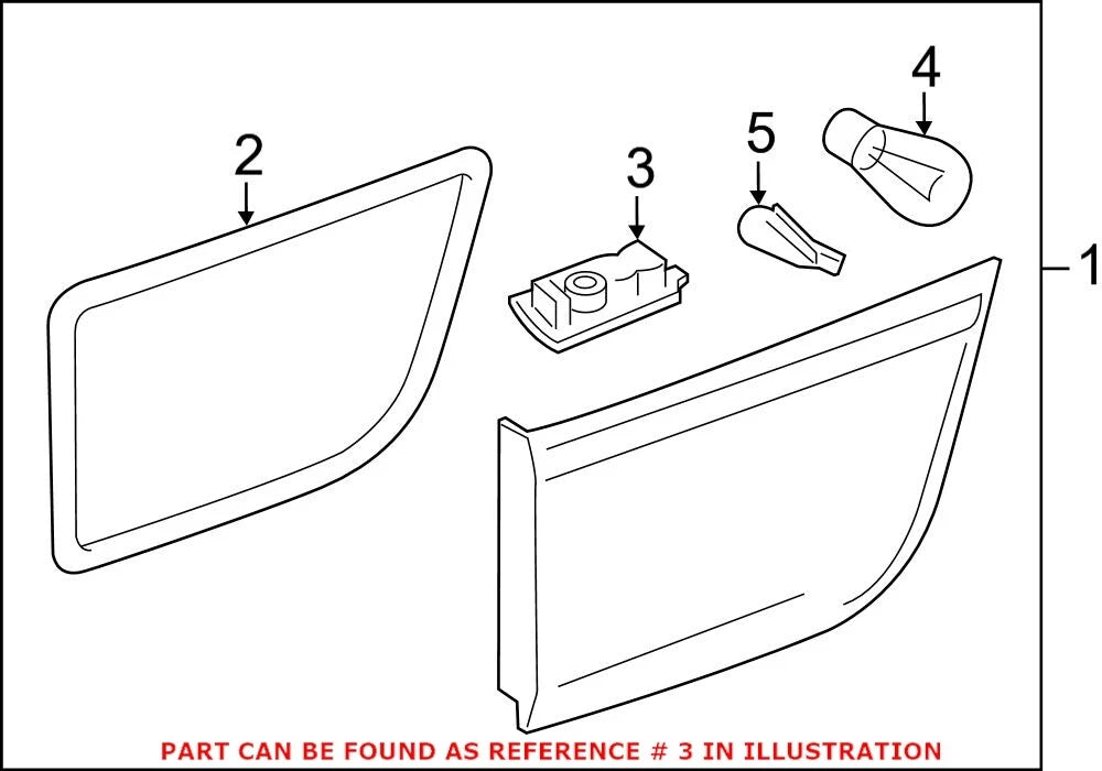 Tail Light Socket for BMW (63217262576)