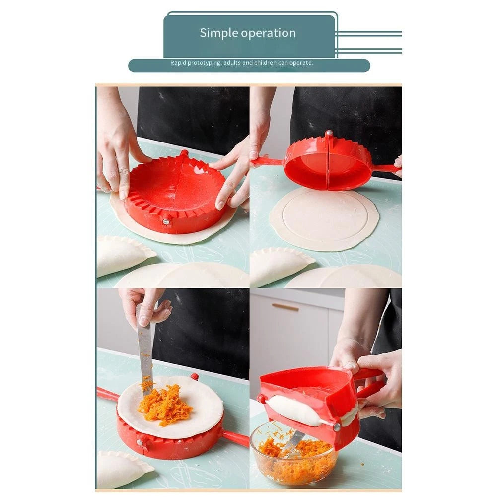 Manual Pie Press for Pierogies Dumplings Cookies Calzones Burritos