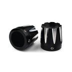 Front Axle Nut Covers for Harley Dyna, Fatboy, Electra, Street Glide, Road King (2006-2023)