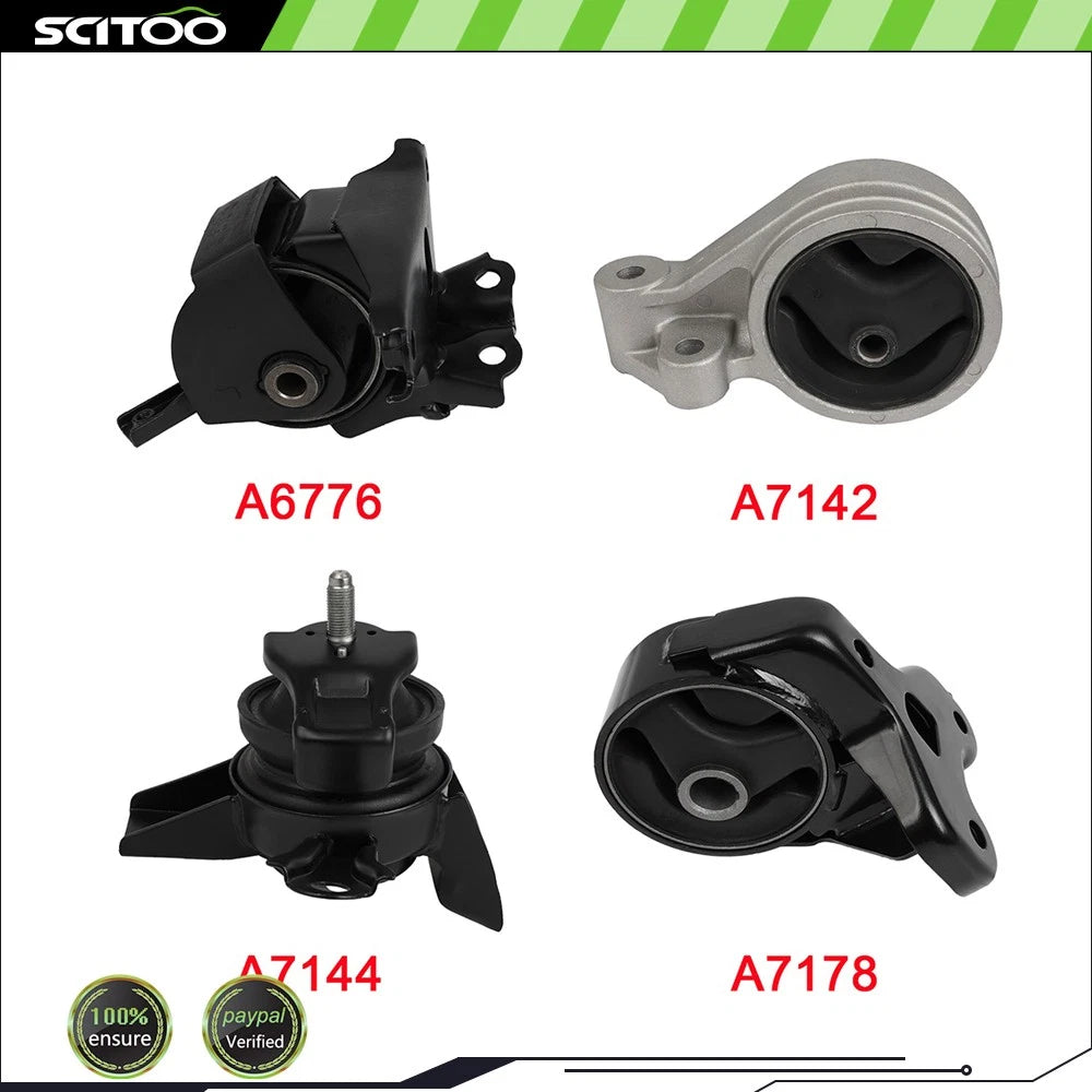 Engine Motor Mount Kits A6776 A7142 A7144 A7178 for Kia Spectra (2004–2006)
