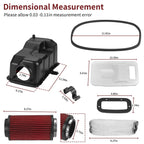 Air Box Lid Cover Clip Air Filter Kit for Polaris Sportsman 400 (2001–2005)